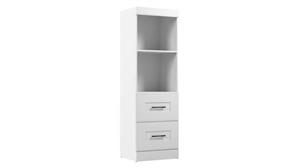 Closet Storage & Organizers Bestar Office Furniture 25in W Closet Organizer with Drawers