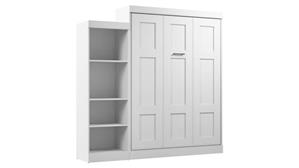 Murphy Beds - Queen Bestar Office Furniture Queen Murphy Bed with Closet Organizer (90in W)