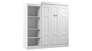 Murphy Beds - Full Bestar Office Furniture Full Murphy Bed with Closet Organizer (85in W)