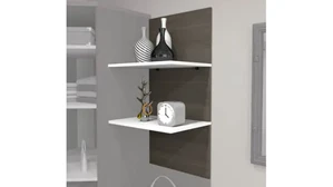 Shelving Bestar Office Furniture 20in W Set of Floating Shelves
