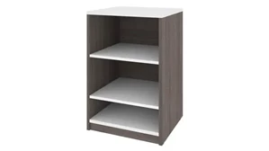 Shelving Bestar Office Furniture 20in W Low Shelving Unit or Nightstand