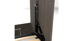 Murphy Beds - Full Bestar Office Furniture 119in W  Full Murphy Bed with 2 Closet Organizers with Drawers