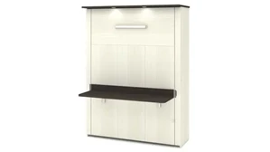 Murphy Beds - Queen Bestar Office Furniture 66in W Queen Murphy Bed with Desk