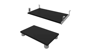 Desk Keyboard Trays Bestar 27in W Keyboard Tray and CPU Stand