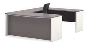 U Shaped Desk Shells Bestar U Shaped Desk