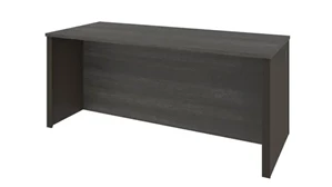 Stand-Alone Desk Shells Bestar 72in W Executive Desk