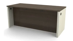 Stand-Alone Desk Shells Bestar 72in W Executive Desk