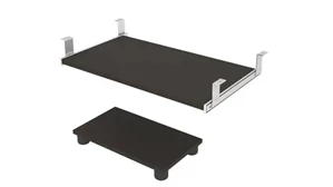 Desk Keyboard Trays Bestar Keyboard Shelf and CPU Platform