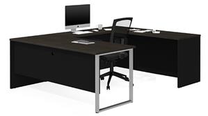 U Shaped Desk Shells Bestar U Shaped Desk