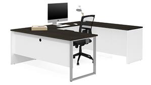 U Shaped Desk Shells Bestar U Shaped Desk