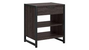 Night Stands Bush Furniture Nightstand with Drawer and Shelves