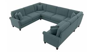 Sectional Sofas Bush Furniture 125in W U-Shaped Sectional Couch