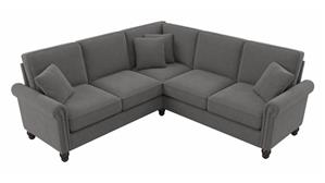 Sectional Sofas Bush Furniture 87in W L-Shaped Sectional Couch