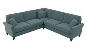 Sectional Sofas Bush Furniture 99in W L-Shaped Sectional Couch