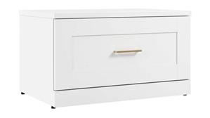 Benches Bush Furniture 30in W Shoe Bench with Drawer