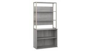 Etageres Bush Furniture Tall Etagere Bookcase