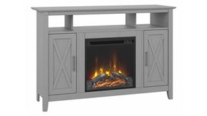 Electric Fireplaces Bush Furniture Tall Electric Fireplace TV Stand for 55in TV