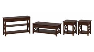 Coffee Tables Bush Furniture Lift Top Coffee Table Desk with Console Table and End Tables