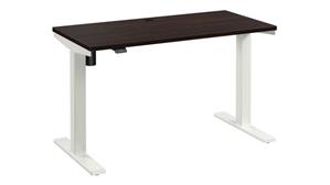 Standing Desks - Electronically Adjustable Bush Furniture 48in W x 24in D Height Adjustable Standing Desk