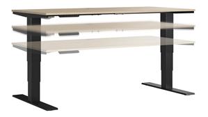 Adjustable Height Desks & Tables Bush Furniture 48in W x 24in D Electric Height Adjustable Standing Desk