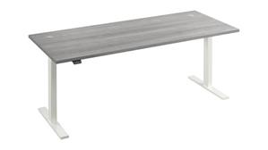 Standing Desks - Electronically Adjustable Bush Furniture 6ft W x 30in D Electric Height Adjustable Standing Desk