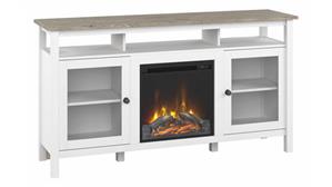 Electric Fireplaces Bush Furniture Electric Fireplace TV Stand for 70in TV