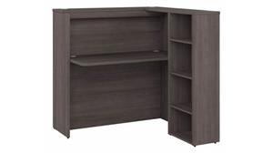 Storage Cabinets Bush Furniture 48in W Corner Bar Cabinet with Shelves