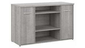 Storage Cabinets Bush Furniture 48in W Storage Cabinet with Doors and Shelves