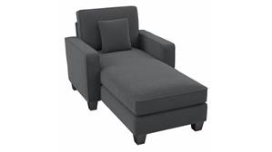 Chaise Lounge Bush Furniture Chaise Lounge with Arms