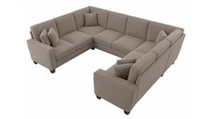 Sectional Sofas Bush Furniture 113in W U-Shaped Sectional Couch