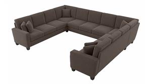 Sectional Sofas Bush Furniture 137in W U-Shaped Sectional Couch