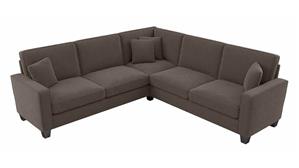 Sectional Sofas Bush Furniture 99in W L-Shaped Sectional Couch