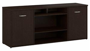 Storage Cabinets Bush Furniture 72in W Storage Cabinet with Doors and Shelves