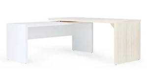 L Shaped Desk Shells Office Source 72in x 71in L-Shape Reversible Desk