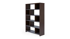 Standard Bookcases Office Source 5 Shelf Contemporary Bookcase