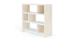 Low Bookcases Office Source 3 Shelf Contemporary Console Bookcase
