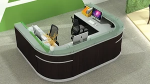 Reception Desks - U Shaped Office Source U-Shaped Reception Desk