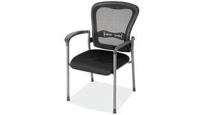 Lobby & Guest Chairs - Metal Office Source Mesh Back Guest Chair with Arms