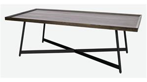 Coffee Tables Office Source 24in x 48in Rectangular Veneer Top Coffee Table