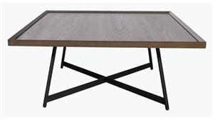 Coffee Tables Office Source 36in Square Veneer Top Coffee Table