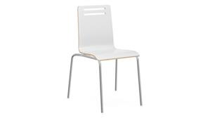 Stackable Meeting Chairs Office Source Square Bentwood Standard Height Cafe Chair (Set of 2)