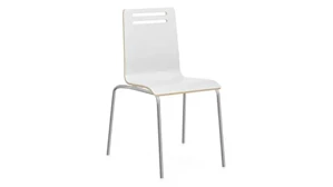 Stackable Meeting Chairs Office Source Square Bentwood Standard Height Cafe Chair (Set of 2)