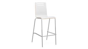 Stools Office Source Square Bentwood Bar Height Cafe Stool (Set of 2)