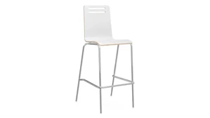 Stools Office Source Square Bentwood Bar Height Cafe Stool (Set of 2)