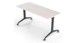 Training Tables Corp Design 6ft x 24in Flip Top Nesting Table