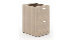 Vertical File Cabinets Corp Design Deluxe 2 Drawer Pedestal (File / File) - Assembled