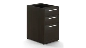 Vertical File Cabinets Corp Design Deluxe 3 Drawer Pedestal (Box / Box / File) - Assembled