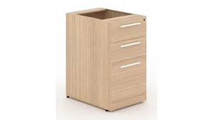 Vertical File Cabinets Corp Design Deluxe 3 Drawer Pedestal (Box / Box / File) - Assembled