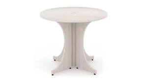 Conference Tables Corp Design Round Conference Table 36in Thermofused Laminate Top