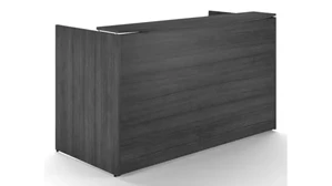 Reception Stand-Alone Desk Corp Design 72in Double Pedestal Reception Desk